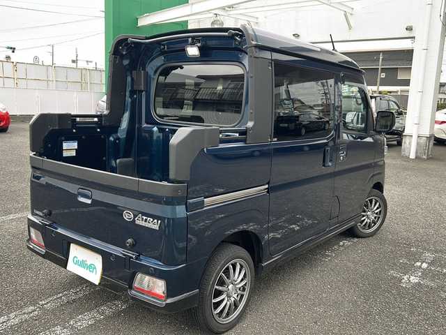 ダイハツ アトレー バン デッキバン 岐阜県 2022(令4)年 2.9万km レーザーブルークリスタルシャイン ワンオーナー/クルーズコントロール/社外メモリーナビTVフルセグ/Bluetooth/SD/DVD/両側パワースライドドア/LEDライト/LEDフォグランプ/コーナーセンサー/衝突軽減システム/AUTOライト/プッシュスタート/ドラレコ前後/ウィンカーミラー/ETC