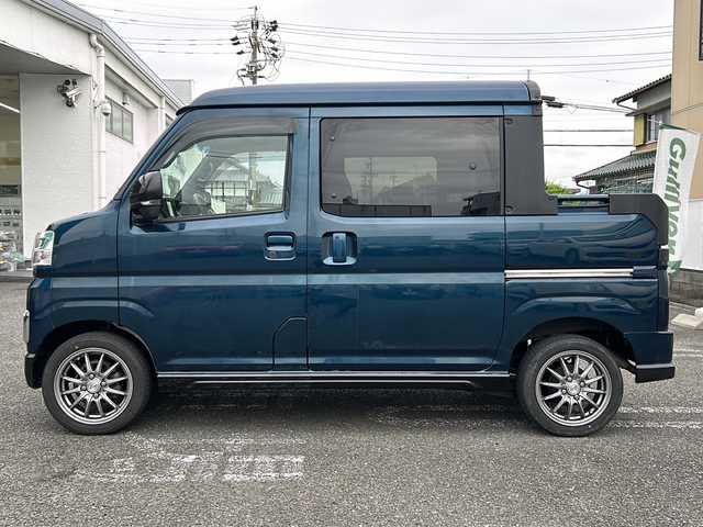 ダイハツ アトレー バン デッキバン 岐阜県 2022(令4)年 2.9万km レーザーブルークリスタルシャイン ワンオーナー/クルーズコントロール/社外メモリーナビTVフルセグ/Bluetooth/SD/DVD/両側パワースライドドア/LEDライト/LEDフォグランプ/コーナーセンサー/衝突軽減システム/AUTOライト/プッシュスタート/ドラレコ前後/ウィンカーミラー/ETC