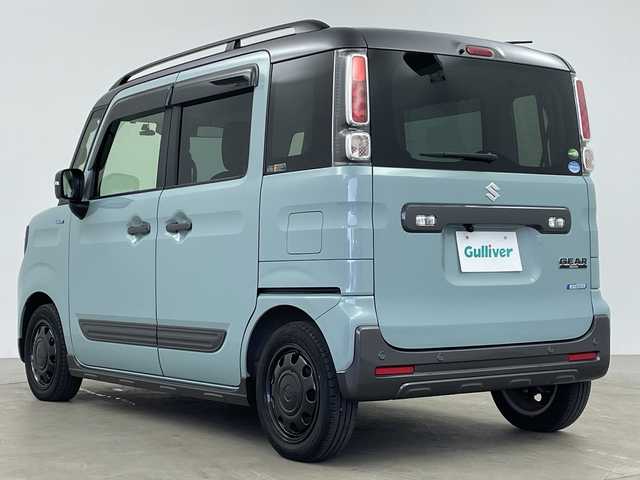 スズキ スペーシア ギア HYBRID XZ 鹿児島県 2020(令2)年 2.3万km 青 スズキセーフティサポート/社外ナビ　/（フルセグ/Bluetooth/CD/DVD/AM/FM）/前後ドライブレコーダー　/バックカメラ　/オートハイビーム　/後方コーナーセンサー　/レーダークルーズコントロール　/レーンキープアシスト　/ＬＥＤヘッドライト　/ベンチシート　/サーキュレーター　/ＥＴＣ/革巻きステアリング/両側パワースライドドア