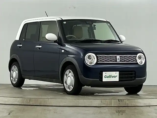 スズキ ラパン モード 愛知県 2021(令3)年 5.9万km ノクターンブルーパール/ホワイト 2トーンルーフ 禁煙車/7インチメモリナビ/（CD/Bluetooth/ワンセグTV/AM/FM)/バックカメラ/衝突軽減ブレーキ/レーンキープアシスト/後方クリアランスソナー/ETC/ドライブレコーダー/シートヒーター/ベンチシート/スマートキー/プッシュスタート/LEDヘッドライト/純正風呂マット/横滑り防止装置