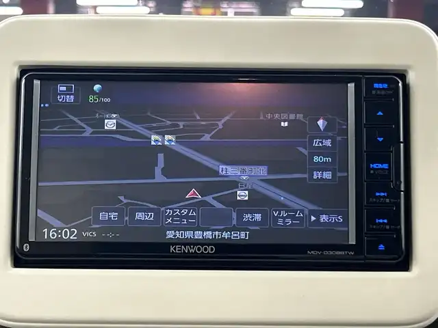 スズキ ラパン モード 愛知県 2021(令3)年 5.9万km ノクターンブルーパール/ホワイト 2トーンルーフ 禁煙車/7インチメモリナビ/（CD/Bluetooth/ワンセグTV/AM/FM)/バックカメラ/衝突軽減ブレーキ/レーンキープアシスト/後方クリアランスソナー/ETC/ドライブレコーダー/シートヒーター/ベンチシート/スマートキー/プッシュスタート/LEDヘッドライト/純正風呂マット/横滑り防止装置