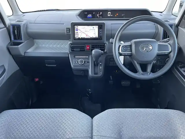 ダイハツ タント X 山梨県 2019(令1)年 6.1万km シャイニングホワイトパール スマートアシスト　/純正ナビ　/フルセグ　/テレビキャンセラー　/Bluetooth/CD/DVD　/Bカメラ　/ナビ連動ドラレコ　/ETC　/片側パワースライドドア/コーナーセンサー　/オートライト　/純正タイヤ車載/スペアキー