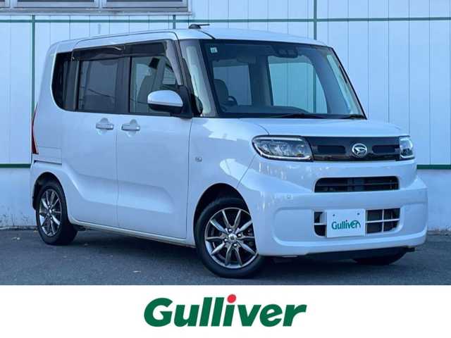 ダイハツ タント X 山梨県 2019(令1)年 6.1万km シャイニングホワイトパール スマートアシスト　/純正ナビ　/フルセグ　/テレビキャンセラー　/Bluetooth/CD/DVD　/Bカメラ　/ナビ連動ドラレコ　/ETC　/片側パワースライドドア/コーナーセンサー　/オートライト　/純正タイヤ車載/スペアキー