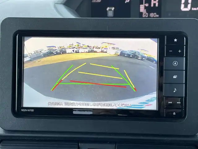 ダイハツ タント X 山梨県 2019(令1)年 6.1万km シャイニングホワイトパール スマートアシスト　/純正ナビ　/フルセグ　/テレビキャンセラー　/Bluetooth/CD/DVD　/Bカメラ　/ナビ連動ドラレコ　/ETC　/片側パワースライドドア/コーナーセンサー　/オートライト　/純正タイヤ車載/スペアキー