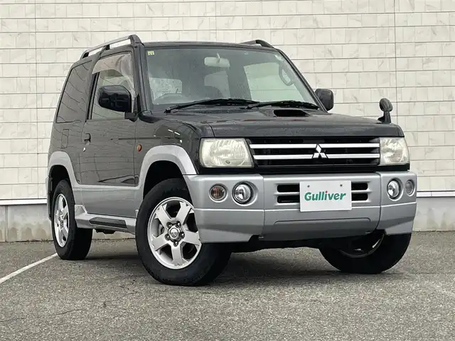 三菱 パジェロ ミニ VR－S 富山県 2006(平18)年 7.3万km アメジストブラック/クールシルバーM 社外ＨＤＤナビ/ＴＶ／ＤＶＤ/4WD/ターボ/キーレス/ツートンカラー/パワーステアリング/パワーウインドウ/エアコン/ドアバイザー/フロアマット/Wエアバック/ABS