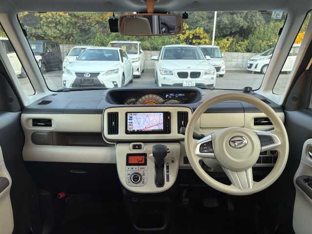 ダイハツ ムーヴ キャンバス G メイクアッフ SA Ⅱ 大阪府 2017(平29)年 6万km パールホワイトⅢ 純正ナビ　/フルセグ　/バックカメラ　/両側パワースライドドア　/衝突回避ブレーキ　/車線逸脱警報　/ドライブレコーダー　/ＥＴＣ　/プッシュスタート　/スマートキー　/ステアリングスイッチ　/オートライト　/電格ミラー