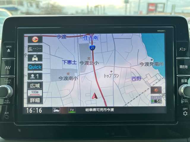 日産 デイズ ハイウェイスターX 岐阜県 2021(令3)年 2.8万km ブラック 登録時走行距離27974km/純正9インチナビ（MM320D-L）/Bluetooth、ipod、USB、AUX、CD、DVD/バックモニター/フルセグテレビ/衝突被害軽減システム/純正アルミホイール有/純正フロアマット/ドライブレコーダー/LEDヘッドライト/フォグランプ/オートライト/スタッドレスタイヤ/ドアバイザー/横滑り防止装置/禁煙車/盗難防止装置/ベンチシート/スペアキー/スマートキー/プッシュスタート/アイドリングストップ/オートエアコン/取扱説明書/保証書/記録簿