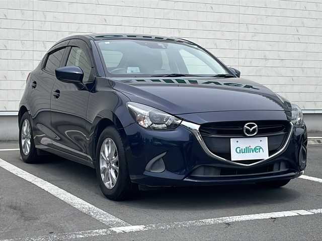 マツダ デミオ 13S ツーリング 静岡県 2016(平28)年 5万km ディープクリスタルブルーマイカ ワンオーナー/マツダコネクトナビ/地デジTV/純正CD/DVD/バックカメラ/純正15インチAW/スマートキー/ETC/ドライブレコーダー/スペアキー/保証書/取説