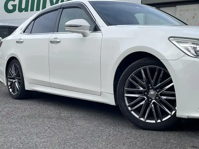 トヨタ クラウン アスリート S 福島県 2013(平25)年 15.2万km ホワイトパールクリスタルシャイン サンルーフ/純正HDDナビ/バックカメラ/フルセグテレビ/ビルトインETC/クルーズコントロール/コンビステアリング/純正18インチAW/HIDヘッドライト/フォグランプ/プッシュスタート