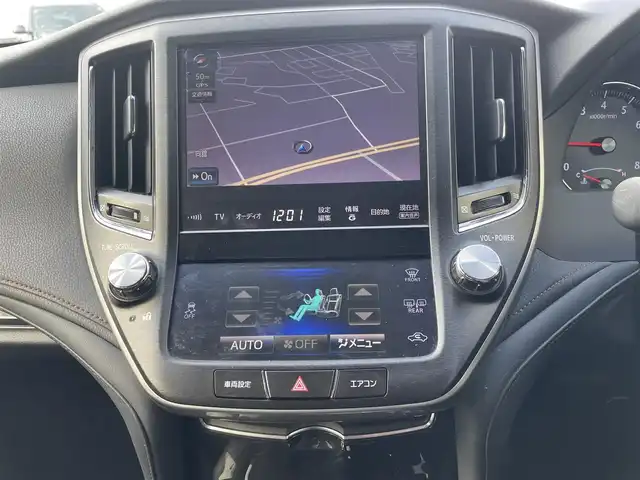 トヨタ クラウン アスリート S 福島県 2013(平25)年 15.2万km ホワイトパールクリスタルシャイン サンルーフ/純正HDDナビ/バックカメラ/フルセグテレビ/ビルトインETC/クルーズコントロール/コンビステアリング/純正18インチAW/HIDヘッドライト/フォグランプ/プッシュスタート