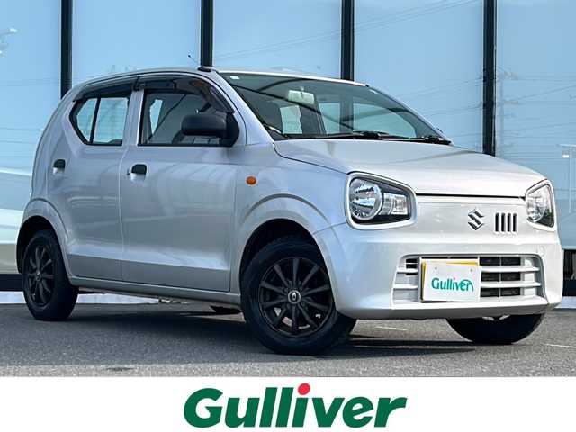 スズキ アルト F 山形県 2017(平29)年 8.7万km シルキーシルバーメタリック ４WD/5速MT/横滑り防止装置/純正オーディオ/（AM/FM/CD/AUX）/D席シートヒーター/スペアキー/社外14インチアルミホイール/純正フロアマット/純正ゴムマット車載/ドアバイザー/スチールホイールサマータイヤ4本車載/（145/80/R13)5mm/取扱説明書/記録簿