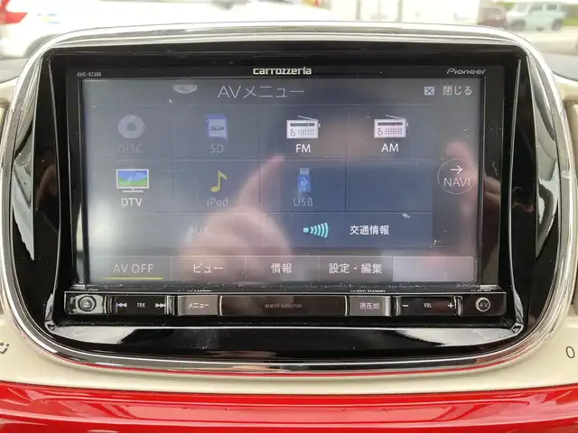 フィアット ５００ スーパーポップ 10thアニバーサリ 福岡県 2017(平29)年 5.8万km ロッソ・オフィチーナ カロッツェリアSDナビ(AVIC-RZ300)/（フルセグTV/CD/DVD）/バックカメラ/前後ドライブレコーダー/リモコンキー/純正フロアマット/フォグランプ/ETC/取扱説明書/スペアキー/ステアリングスイッチ/USB充電ポート/バニティミラー