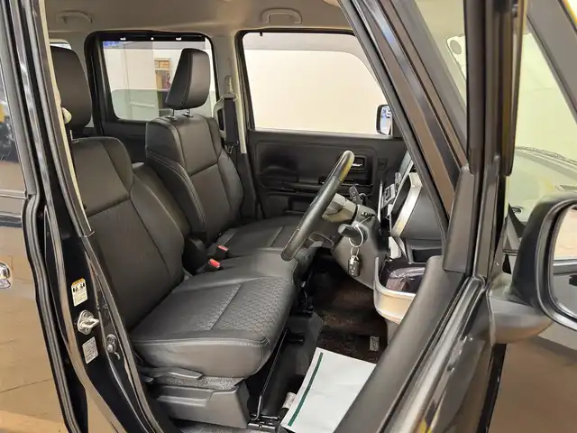 スズキ スペーシア カスタム HYBRID XS 群馬県 2022(令4)年 6.2万km ブルーイッシュブラックパール3 デュアルカメラブレーキサポート/レーダークルーズコントロール/パーキングセンサー/車線逸脱防止機能/オートハイビーム/純正8インチナビ/　フルセグ/BT/CD/DVD/FM/AM/ipod/USB/SD/両側パワースライドドア/ヘッドアップディスプレイ/オートLEDヘッドライト/フォグランプ/ハーフレザーシート/運転席シートヒーター/革巻きステアリング/純正フロアマット/純正15インチAW/ビルトインETC