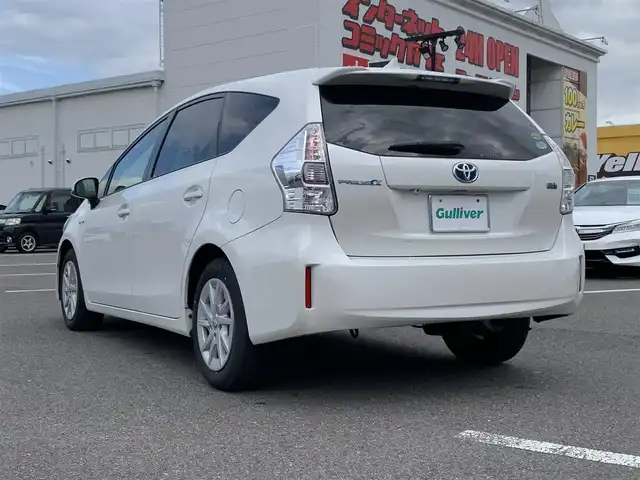 トヨタ プリウス α G 大分県 2012(平24)年 6.5万km ホワイトパールクリスタルシャイン ・社外8インチメモリーナビ(VIE-X003)/・フルセグ/・バックカメラ/・ステアリングスイッチ/・純正ビルトインETC/・ドライブレコーダー/・オートライト/・LEDヘッドライト/・社外シャークフィンアンテナ