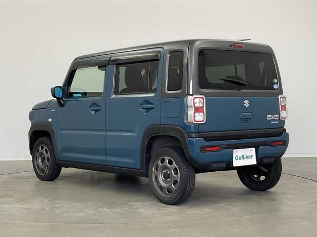 スズキ ハスラー HYBRID G 新潟県 2020(令2)年 3.8万km デニムブルー ガンメタリック 2トーン 社外SDナビ(型式：AVIC-RW802)/・AM/FM/CD/DVD/Bluetooth/フルセグ/USB/衝突被害軽減システム/レーンキープアシスト/前席シートヒーター/純正フロアマット/ハロゲンヘッドライト/オートライト/純正15インチAW夏タイヤ/ABS/横滑り防止機能/リアコーナーセンサー/盗難防止装置/スペアキー