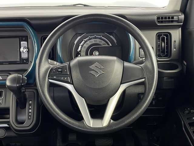スズキ ハスラー HYBRID G 新潟県 2020(令2)年 3.8万km デニムブルー ガンメタリック 2トーン 社外SDナビ(型式：AVIC-RW802)/・AM/FM/CD/DVD/Bluetooth/フルセグ/USB/衝突被害軽減システム/レーンキープアシスト/前席シートヒーター/純正フロアマット/ハロゲンヘッドライト/オートライト/純正15インチAW夏タイヤ/ABS/横滑り防止機能/リアコーナーセンサー/盗難防止装置/スペアキー