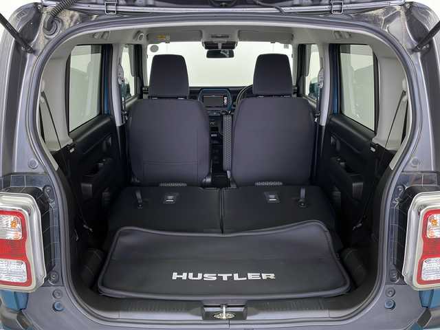 スズキ ハスラー HYBRID G 新潟県 2020(令2)年 3.8万km デニムブルー ガンメタリック 2トーン 社外SDナビ(型式：AVIC-RW802)/・AM/FM/CD/DVD/Bluetooth/フルセグ/USB/衝突被害軽減システム/レーンキープアシスト/前席シートヒーター/純正フロアマット/ハロゲンヘッドライト/オートライト/純正15インチAW夏タイヤ/ABS/横滑り防止機能/リアコーナーセンサー/盗難防止装置/スペアキー
