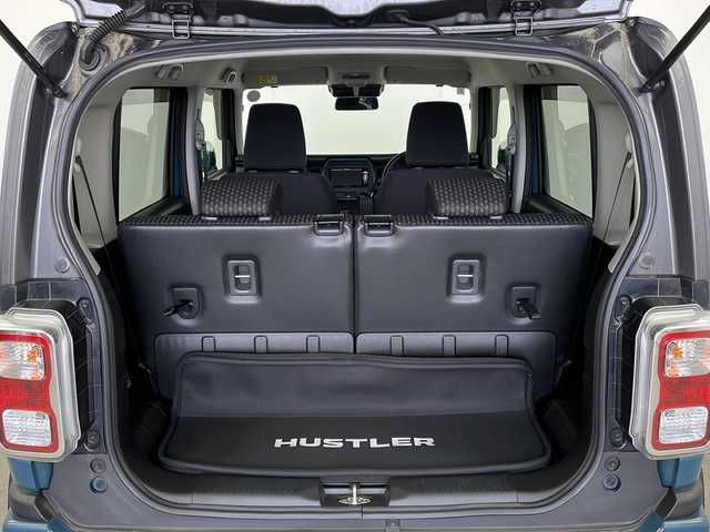 スズキ ハスラー HYBRID G 新潟県 2020(令2)年 3.8万km デニムブルー ガンメタリック 2トーン 社外SDナビ(型式：AVIC-RW802)/・AM/FM/CD/DVD/Bluetooth/フルセグ/USB/衝突被害軽減システム/レーンキープアシスト/前席シートヒーター/純正フロアマット/ハロゲンヘッドライト/オートライト/純正15インチAW夏タイヤ/ABS/横滑り防止機能/リアコーナーセンサー/盗難防止装置/スペアキー