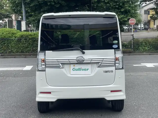ダイハツ タント カスタム RS トップED SA Ⅲ 神奈川県 2017(平29)年 6.3万km パールホワイトⅢ ワンオーナー/スマートシスト3/純正ナビ/CD/DVD/フルセグ/Bluetooth/バックカメラ/ETC車載器/両側パワースライドドア/LEDヘッドランプ/運転席シートヒーター/合皮/ファブリックコンビシート/社外アルミ(純正アルミ車内あり)/スマートキー/保証書/取説あり