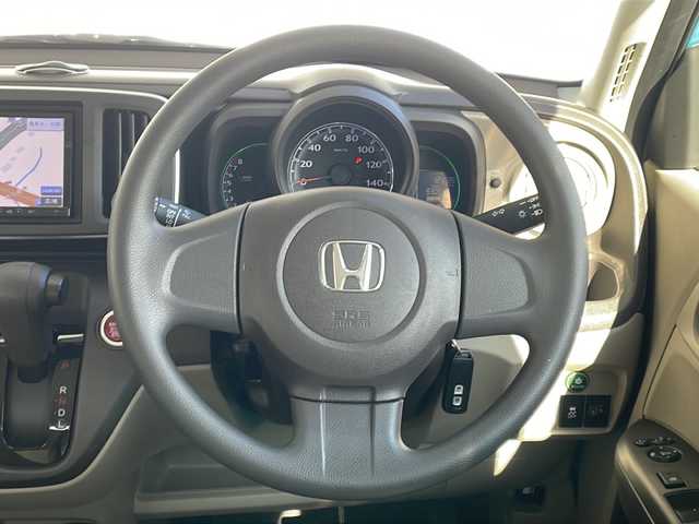 ホンダ Ｎ ＯＮＥ G 長野県 2012(平24)年 12.2万km イノセントブルーメタリック 純正メモリナビTV/社外14インチアルミ/プッシュスタート/スマートキー/ホイール付き冬タイヤ積込/保証書・取説