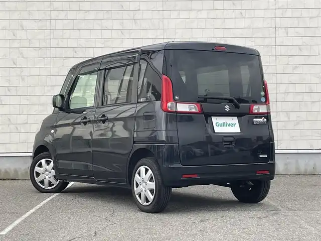 スズキ スペーシア X 富山県 2013(平25)年 7.6万km ブルーイッシュブラックパール3 社外SDナビ/ＴＶ/パワースライドドア/スマートキー/プッシュスタート/アイドリングストップ/パワーウインドウ/パワーステアリング/オートエアコン/フロアマット/ドアバイザー/Ｗエアバック/ＡＢＳ