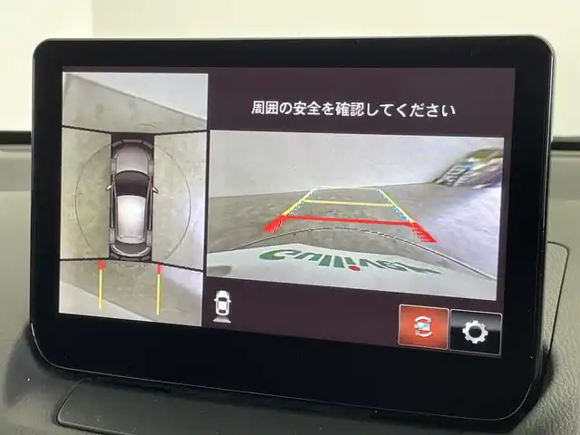 マツダ マツダ２ 15S スマートエディション 群馬県 2021(令3)年 3.1万km ジェットブラックマイカ 純正ナビ　全方位カメラ　衝突軽減システム　アイドリングストップ　レーンアシスト　横滑り防止　障害物センサー　ステアリングスイッチ　スマートキー　プッシュスタート　ドライブレコーダー　禁煙車