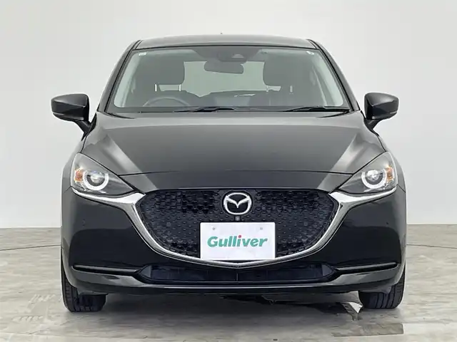 マツダ マツダ２ 15S スマートエディション 群馬県 2021(令3)年 3.1万km ジェットブラックマイカ 純正ナビ　全方位カメラ　衝突軽減システム　アイドリングストップ　レーンアシスト　横滑り防止　障害物センサー　ステアリングスイッチ　スマートキー　プッシュスタート　ドライブレコーダー　禁煙車