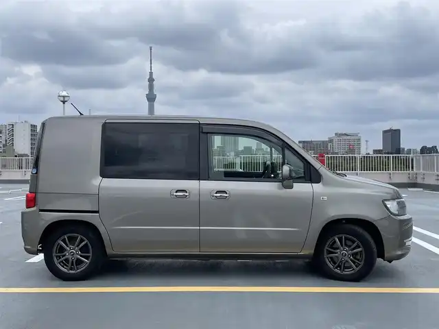 ホンダ モビリオ スパイク W HDDナビHIDエディション 東京都 2008(平20)年 4.6万km ギャラクシーグレーメタリック 左側パワースライド/純正HDDナビ（AM/FM)/バックカメラ/社外14インチアルミ/ETC/取扱説明書
