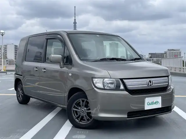 ホンダ モビリオ スパイク W HDDナビHIDエディション 東京都 2008(平20)年 4.6万km ギャラクシーグレーメタリック 左側パワースライド/純正HDDナビ（AM/FM)/バックカメラ/社外14インチアルミ/ETC/取扱説明書
