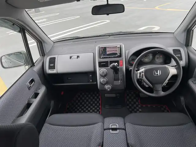 ホンダ モビリオ スパイク W HDDナビHIDエディション 東京都 2008(平20)年 4.6万km ギャラクシーグレーメタリック 左側パワースライド/純正HDDナビ（AM/FM)/バックカメラ/社外14インチアルミ/ETC/取扱説明書