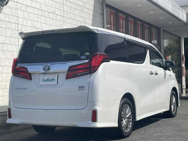トヨタ アルファードハイブリット SR Cパッケージ 埼玉県 2018(平30)年 6.3万km ホワイトパールクリスタルシャイン AIS検査済み/OP/サンルーフ/OP/JBLメーカーナビゲーション/OP/後席フリップダウンモニター/（Ｖ１２Ｔ－Ｒ６８Ｃ）/プリクラッシュセーフティ/バックモニター/両側電動スライドドア/パワーバックドア/ステアリングヒーター/レザーシート/シートヒーター/シートクーラー /クリアランスソナー/スペアキー１本/新車保証書/取扱説明書