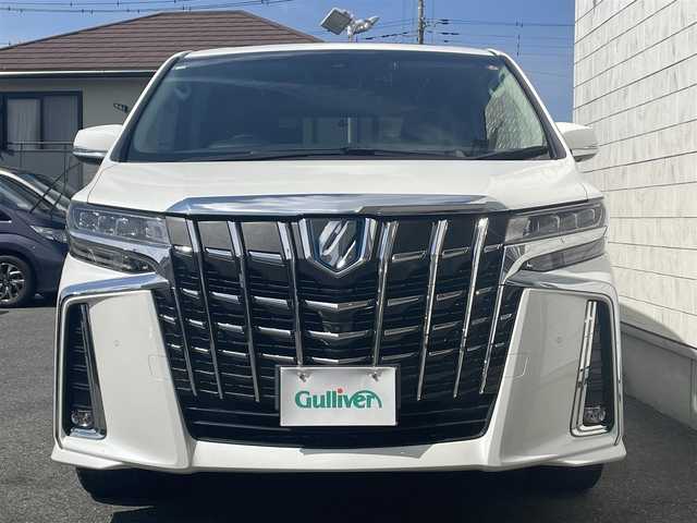 トヨタ アルファードハイブリット SR Cパッケージ 埼玉県 2018(平30)年 6.3万km ホワイトパールクリスタルシャイン AIS検査済み/OP/サンルーフ/OP/JBLメーカーナビゲーション/OP/後席フリップダウンモニター/（Ｖ１２Ｔ－Ｒ６８Ｃ）/プリクラッシュセーフティ/バックモニター/両側電動スライドドア/パワーバックドア/ステアリングヒーター/レザーシート/シートヒーター/シートクーラー /クリアランスソナー/スペアキー１本/新車保証書/取扱説明書
