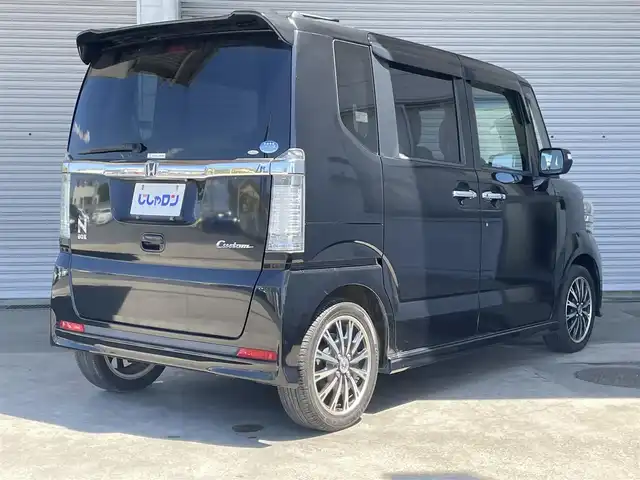 ホンダ Ｎ ＢＯＸ カスタム G ターボSSパッケージ 茨城県 2013(平25)年 4.2万km クリスタルブラックパール (株)IDOMが運営する【じしゃロン水戸店】の自社ローン専用車両になりますこちらは現金またはオートローンご利用時の価格です。自社ローンご希望の方は別途その旨お申付け下さい/社外メモリーナビ/バックカメラ/ＥＴＣ/クルーズコントロール/パドルシフト/ステアリングスイッチ/革巻きステアリング/両側パワースライドドア