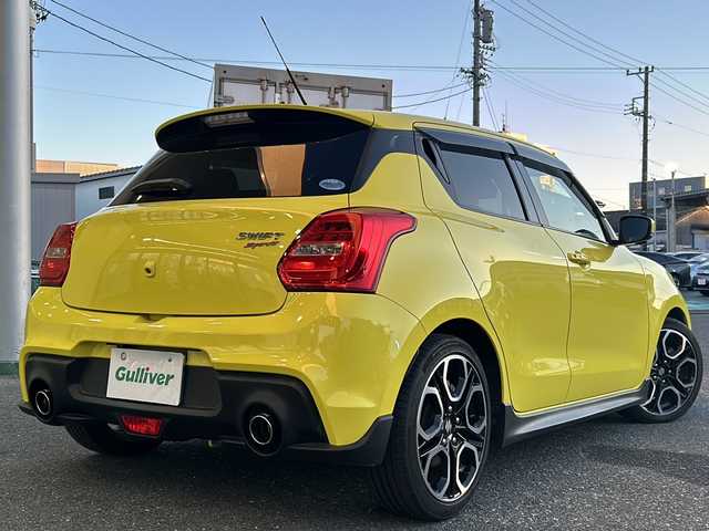 スズキ スイフト スポーツ セーフティPKG 愛知県 2019(平31)年 4.4万km チャンピオンイエロー 禁煙車/Carrozzeria社外ナビ/　AM/FM/HDMI/DISC/BT/USB/フルセグTV/HKSマフラー/純正フルエアロ/前後ドライブレコーダー/バック・全方位カメラ/レーンキープアシスト/追従機能付きクルーズコントロール/衝突被害軽減システム/横滑り防止装置/USB入力端子/ETC/オートライト/HIDヘッドライト/フォグランプ/純正フロアマット/純正17インチAW/純正ドアバイザー/W＋サイドエアバッグ/保証書/取説