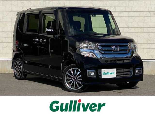 ホンダ Ｎ ＢＯＸ G ターボ Lパッケージ 岐阜県 2016(平28)年 5.1万km クリスタルブラックパール 純正ディスプレイオーディオ(WX-171CP)/ワンセグTV/Bluetooth/CD/両側パワースライドドア/バックカメラ/クルーズコントロール/横滑り防止装置/革巻きステアリング/ステアリングスイッチ/ハーフレザーシート/チップアップシート/ベンチシート/純正15インチAW/純正フロアマット/ビルトインETC/オートライト/HIDヘッドライト/フロントフォグランプ/双方向リモコンエンジンスターター/ビルトインETC/スマートキー×２