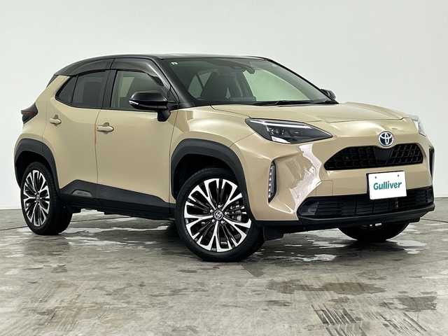 トヨタ ヤリスクロス ハイブリッド Z 三重県 2021(令3)年 4万km ブラックマイカ/ベージュ 2トーン /禁煙車//純正ナビ/・USB・BT・AppleCarPlay・AndroidAuto//ToyotaSaftySense//レーダークルーズコントロール//バックモニター//ブラインドスポットモニター//プリクラッシュセーフティ//レーントレーシングアシスト//ドライブレコーダー//ビルトインETC//シートヒーター//オートハイビーム//純正18インチAW//LEDヘッドライト