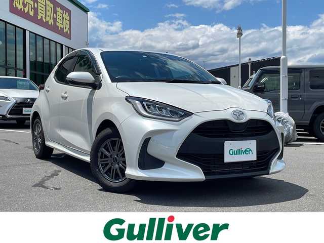 トヨタ ヤリス G 長野県 2020(令2)年 1.2万km ホワイトパールクリスタルシャイン ディスプレイオーディオ/（AM/FM/Bluetooth）/ドライブレコーダー/サマータイヤ積み込み/スマートキー/アイドリングストップ/電動格納ミラー/プッシュスタート
