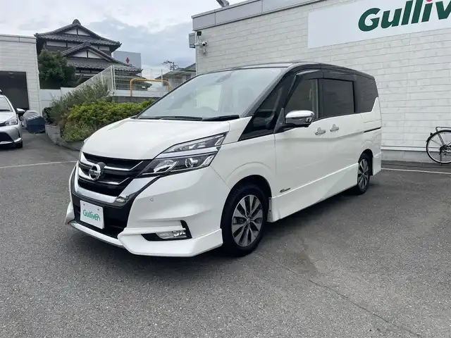 日産 セレナ ハイウェイスター Vセレクション 神奈川県 2018(平30)年 6.6万km ブリリアントホワイトパール 2トーン