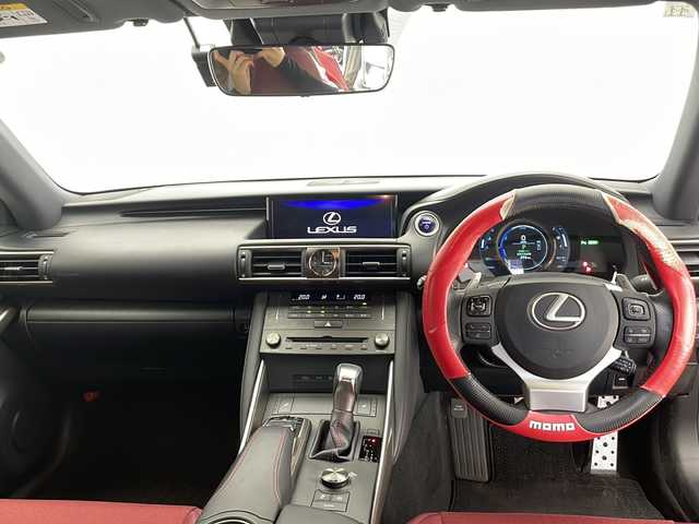 レクサス ＩＳ 300h Fスポーツ 長野県 2018(平30)年 8.1万km レッドマイカクリスタルシャイン 純正SDナビ&フルセグTV&CD&DVD&USB&BT/アダプティブクルーズコントロール/レーンディパーチャーアラート/プリクラッシュセーフティ/クリアランスソナー/オートマチックハイビーム/赤ハーフレザーシート/前席シートヒーター/前席パワーシート/ステアリングスイッチ/バックカメラ/ビルトインETC2.0/LEDヘッドライト/オートライト/電動格納ミラー/ウィンカーミラー/純正18インチAW付サマータイヤ装着/社外AW付スタッドレスタイヤ積込/純正フロアマット/プッシュスタート/スマートキー/取扱説明書/保証書