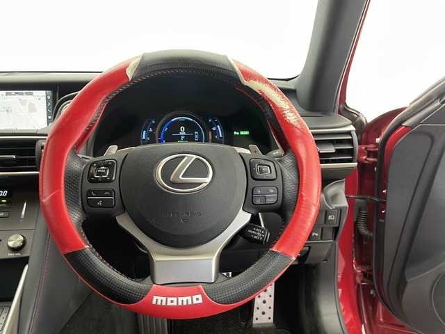 レクサス ＩＳ 300h Fスポーツ 長野県 2018(平30)年 8.1万km レッドマイカクリスタルシャイン 純正SDナビ&フルセグTV&CD&DVD&USB&BT/アダプティブクルーズコントロール/レーンディパーチャーアラート/プリクラッシュセーフティ/クリアランスソナー/オートマチックハイビーム/赤ハーフレザーシート/前席シートヒーター/前席パワーシート/ステアリングスイッチ/バックカメラ/ビルトインETC2.0/LEDヘッドライト/オートライト/電動格納ミラー/ウィンカーミラー/純正18インチAW付サマータイヤ装着/社外AW付スタッドレスタイヤ積込/純正フロアマット/プッシュスタート/スマートキー/取扱説明書/保証書