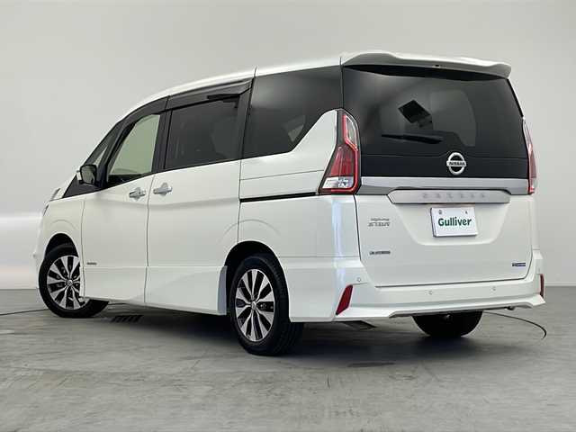 日産 セレナ ハイウェイスターVセレクションⅡ 愛知県 2019(平31)年 2.4万km ブリリアントホワイトパール  純正9インチナビ　/ プロパイロット/ CD DVD Blu-ray / フルセグTV Bluetooth USB SD FM AM / ハンズフリー両側パワースライドドア/ インテリジェントアラウンドビューモニター/ インテリジェントエマージェンシーブレーキシステム/ アダプティブクルーズコントロール/ アドバンスドライブアシストディスプレイ / ビルトインETC/ 前方ドライブレコーダー/ LEDオートヘッドライト/ オートハイビームシステム/ 純正フォグランプ/ 前後コーナーセンサー/ インテリジェントルームミラー/ 踏み間違い衝突防止アシスト/ 標識検知機能/ 車線逸脱防止支援システム / 電動パーキングブレーキ/ 純正フロアマット/ スーパーUVカット断熱ガラス/ 電動格納ウインカーミラー/ セカンドシートロールサンシェード/ ISOFIX/ 保証書/ 取扱説明書/ スマートキー/ スペアキー/ カードキー