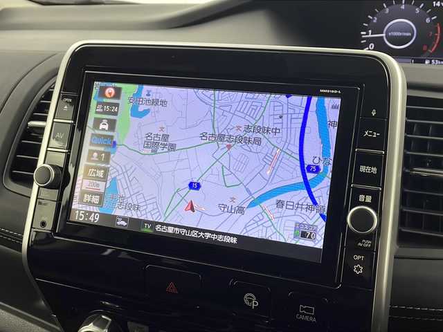 日産 セレナ ハイウェイスターVセレクションⅡ 愛知県 2019(平31)年 2.4万km ブリリアントホワイトパール  純正9インチナビ　/ プロパイロット/ CD DVD Blu-ray / フルセグTV Bluetooth USB SD FM AM / ハンズフリー両側パワースライドドア/ インテリジェントアラウンドビューモニター/ インテリジェントエマージェンシーブレーキシステム/ アダプティブクルーズコントロール/ アドバンスドライブアシストディスプレイ / ビルトインETC/ 前方ドライブレコーダー/ LEDオートヘッドライト/ オートハイビームシステム/ 純正フォグランプ/ 前後コーナーセンサー/ インテリジェントルームミラー/ 踏み間違い衝突防止アシスト/ 標識検知機能/ 車線逸脱防止支援システム / 電動パーキングブレーキ/ 純正フロアマット/ スーパーUVカット断熱ガラス/ 電動格納ウインカーミラー/ セカンドシートロールサンシェード/ ISOFIX/ 保証書/ 取扱説明書/ スマートキー/ スペアキー/ カードキー