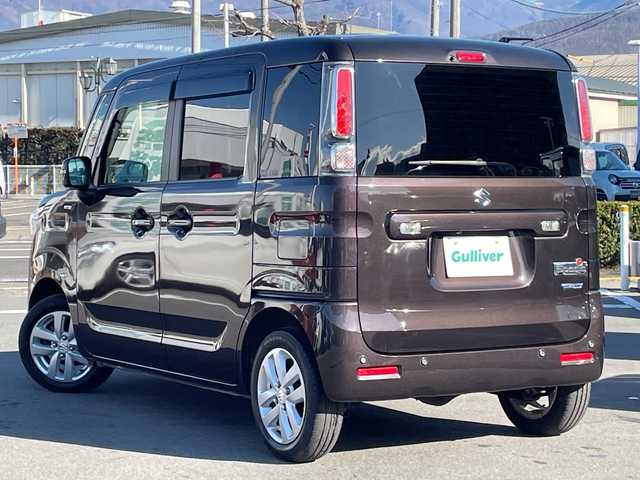 スズキ スペーシア HYBRID X 長野県 2019(令1)年 4.1万km アーバンブラウンパールメタリック 禁煙車/4WD/両側電動スライドドア/KENWOODメモリナビ【MDV-D7068TW】/(Bluetooth/フルセグTV/iPod/CD/DVD/FM/AM)/バックカメラ/前方ドライブレコーダー/前席シートヒーター/衝突被害軽減システム/クリアランスソナー/レーンキープアシスト/後方コーナーセンサー/純正アルミホイール/純正フロアマット/パワーモード/オートマチックハイビーム/オートライト/LEDヘッドライト/フォグランプ/ドアバイザー/アイドリングストップ/スマートキー/プッシュスタート/サイドエアバッグ/盗難防止装置/ABS/横滑り防止装置/パワーステアリング/パワーウインドウ/取扱説明書
