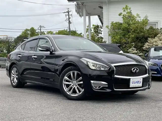 日産 フーガ 250GT 愛知県 2015(平27)年 10.2万km スーパーブラック (株)IDOMが運営する【じしゃロン名古屋鳴海店】の自社ローン専用車両になりますこちらは現金またはオートローンご利用時の価格です。自社ローンご希望の方は別途その旨お申付け下さい/プッシュスタート/前席パワーシート/ハーフレザーシート/純正ナビ・ワンセグTV/バックカメラ/ビルトインETC