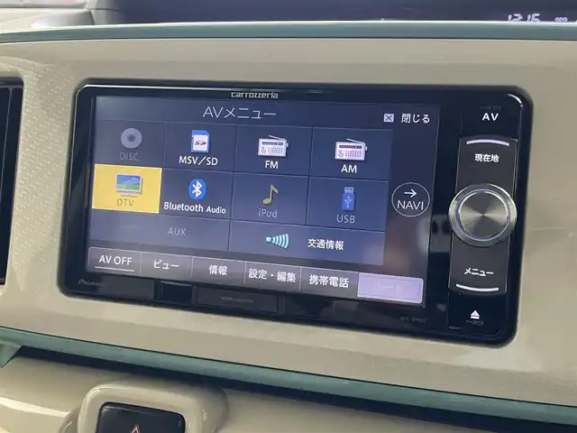 ダイハツ ムーヴ キャンバス G メイクアップ リミテッド　SAⅢ 埼玉県 2018(平30)年 2.6万km シャイニングホワイトパール/ファインミントメタリック 社外ナビ（7インチ）/→Bluetooth、CD、DVD、SD、USB、ipod、AUX、TV、AM、FM/両側パワースライドドア/ビルトインETC/LEDヘッドライト/オートハイビーム/コーナーセンサー（リアのみ）/スマートアシスト/先行車発進お知らせ機能/衝突回避支援ブレーキ機能/衝突警報機能/ブレーキ制御付誤発進抑制機能（前方・後方）/車線逸脱警報機能/路側逸脱警報機能/ふらつき警報