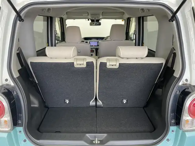 ダイハツ ムーヴ キャンバス G メイクアップ リミテッド　SAⅢ 埼玉県 2018(平30)年 2.6万km シャイニングホワイトパール/ファインミントメタリック 社外ナビ（7インチ）/→Bluetooth、CD、DVD、SD、USB、ipod、AUX、TV、AM、FM/両側パワースライドドア/ビルトインETC/LEDヘッドライト/オートハイビーム/コーナーセンサー（リアのみ）/スマートアシスト/先行車発進お知らせ機能/衝突回避支援ブレーキ機能/衝突警報機能/ブレーキ制御付誤発進抑制機能（前方・後方）/車線逸脱警報機能/路側逸脱警報機能/ふらつき警報