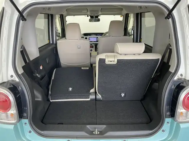 ダイハツ ムーヴ キャンバス G メイクアップ リミテッド　SAⅢ 埼玉県 2018(平30)年 2.6万km シャイニングホワイトパール/ファインミントメタリック 社外ナビ（7インチ）/→Bluetooth、CD、DVD、SD、USB、ipod、AUX、TV、AM、FM/両側パワースライドドア/ビルトインETC/LEDヘッドライト/オートハイビーム/コーナーセンサー（リアのみ）/スマートアシスト/先行車発進お知らせ機能/衝突回避支援ブレーキ機能/衝突警報機能/ブレーキ制御付誤発進抑制機能（前方・後方）/車線逸脱警報機能/路側逸脱警報機能/ふらつき警報