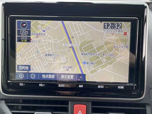 トヨタ エスクァイア Gi 青森県 2019(令1)年 3.8万km ボルドーマイカメタリック ・４WD/・純正フルセグナビTV/・AM/FM/Bluetooth/CD/・D＋N席シートヒーター/・両側パワースライドドア/・寒冷地仕様/・クルーズコントロール/・USBソケット/・HDMIソケット/・レーンキープアシスト/・衝突軽減装置/・アイドリングストップ/・フリップダウンモニター/・純正ドアバイザー/・ステアリングリモコン/・ビルトインETC2.0/・純正フロアマット/・レザーシート/・8人乗り/・前後ドライブレコーダー/・保証書/・取扱説明書