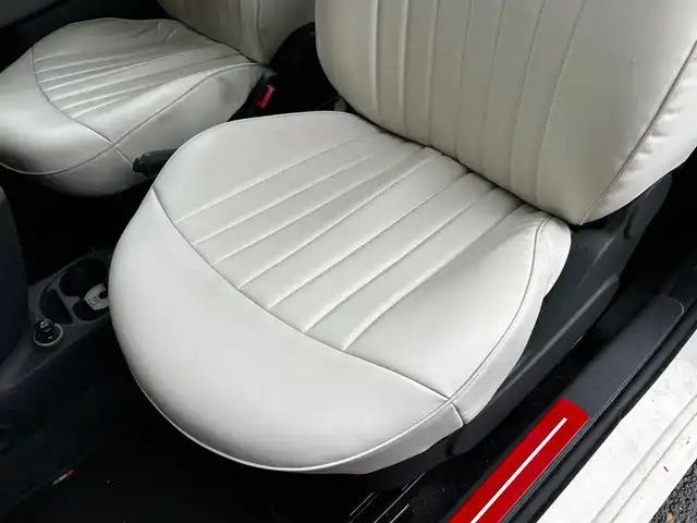 フィアット ５００ スーパーポップ コッチネッラ 富山県 2017(平29)年 7.2万km ボサノバホワイト 社外SDナビ/AM/FMラジオ/フルセグTV/DVD再生/アイドリングストップ/セミオートマ/マニュアルAC/ETC/本革巻きステアリング/ダブル＆サイドエアバッグ/盗難防止装置/火災防止装置