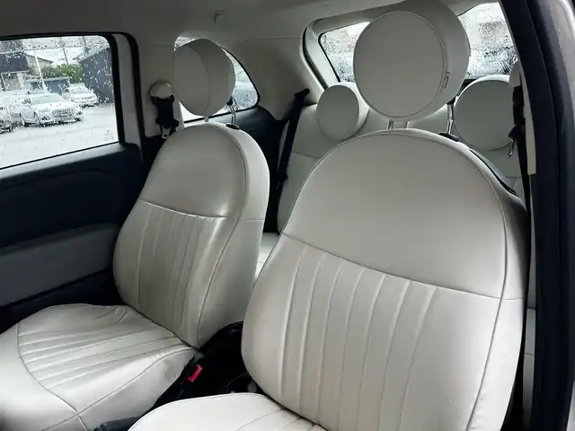 フィアット ５００ スーパーポップ コッチネッラ 富山県 2017(平29)年 7.2万km ボサノバホワイト 社外SDナビ/AM/FMラジオ/フルセグTV/DVD再生/アイドリングストップ/セミオートマ/マニュアルAC/ETC/本革巻きステアリング/ダブル＆サイドエアバッグ/盗難防止装置/火災防止装置